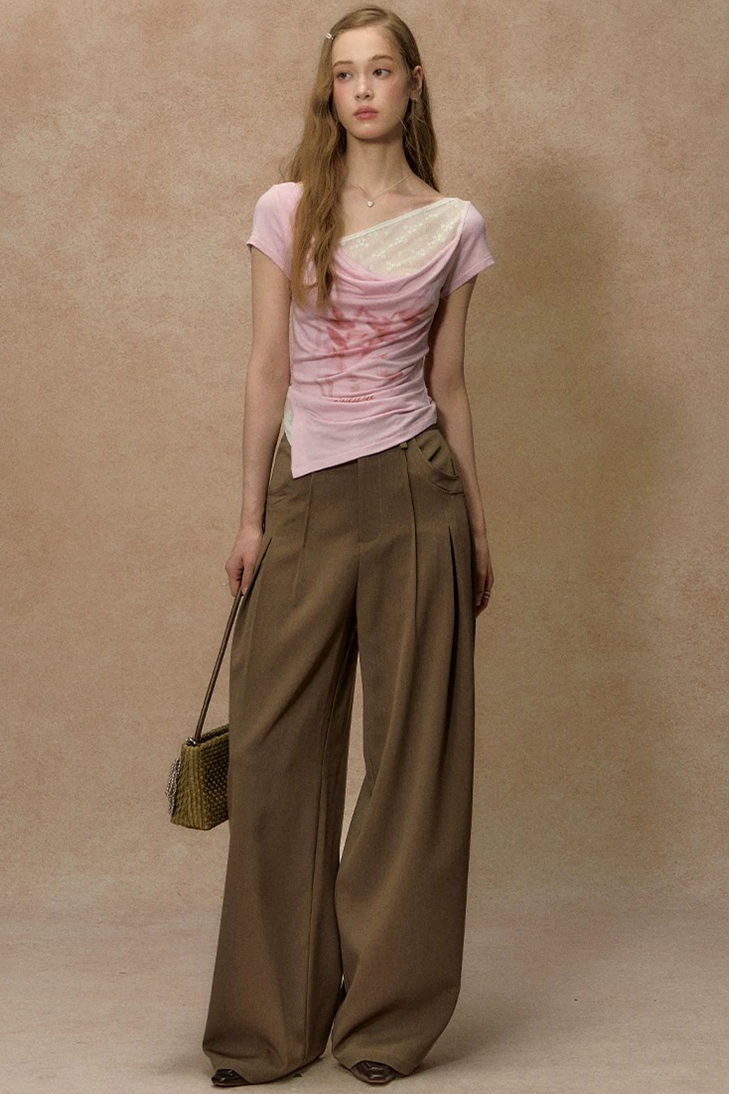 Twilight Palm Wide-Leg Pants