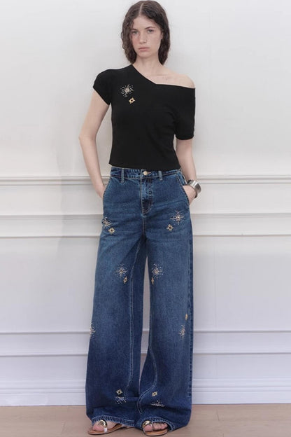 Yuan V-Neck Ribbed Top