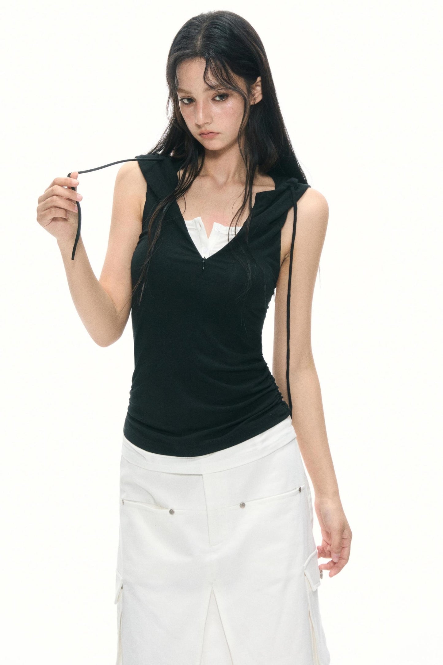 Color-Block Half-Zip Hoodie