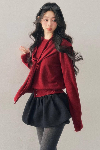 American College Sweater Set