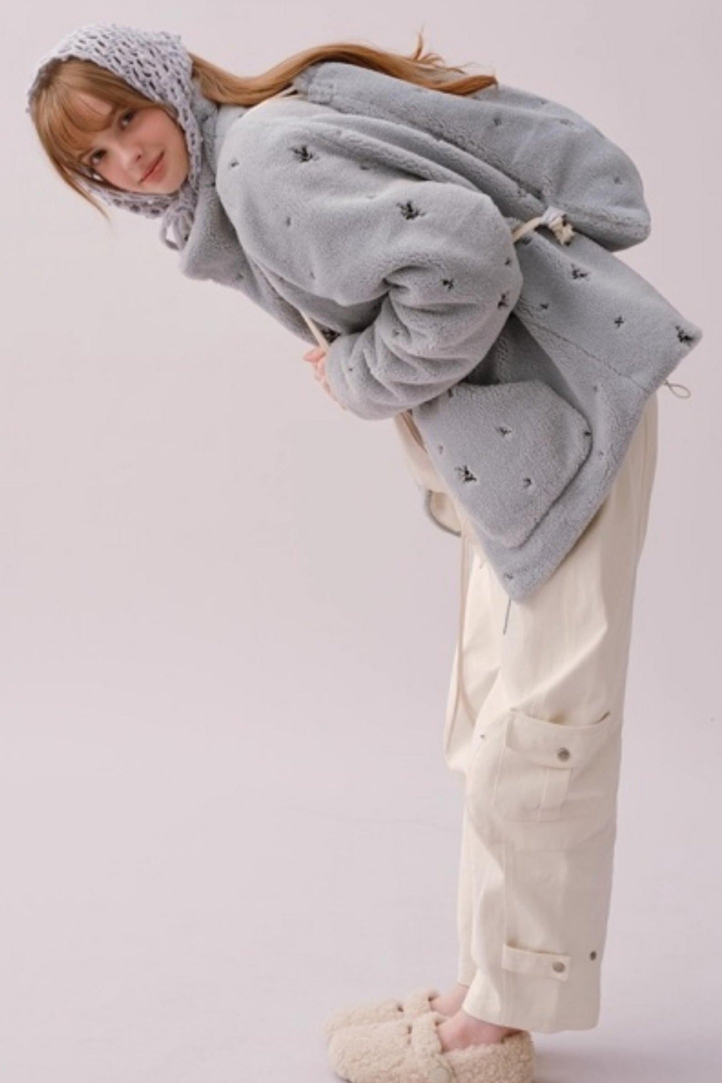 Retro Cotton Wide-Leg Pants