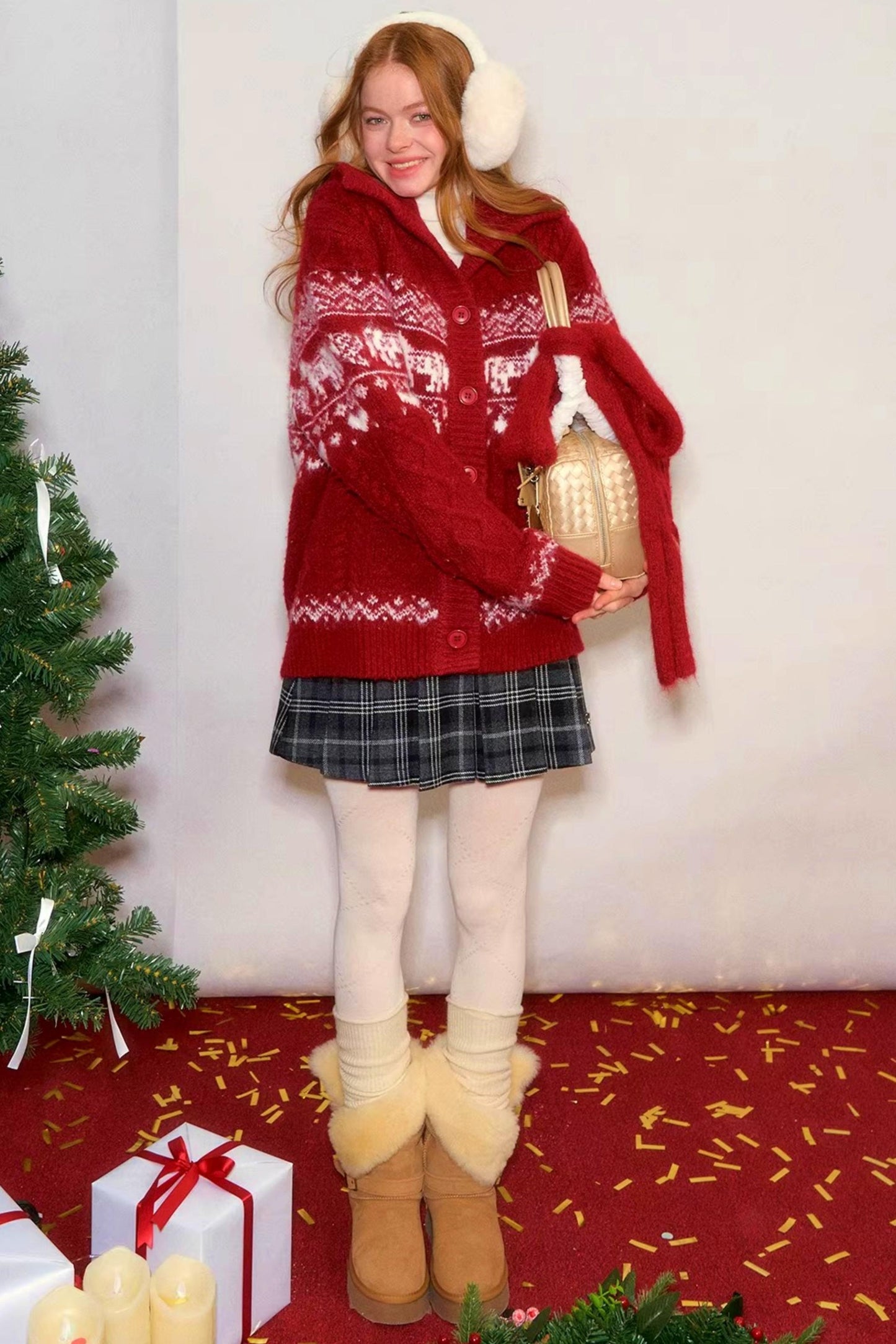 Fair Isle Wool Cardigan