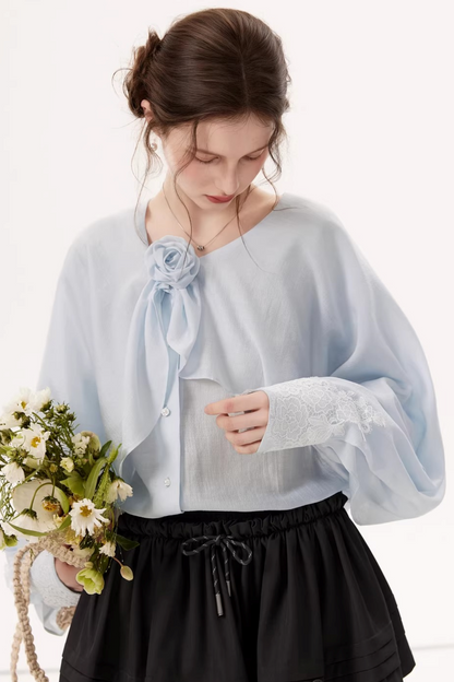 Irregular Textured Blouse