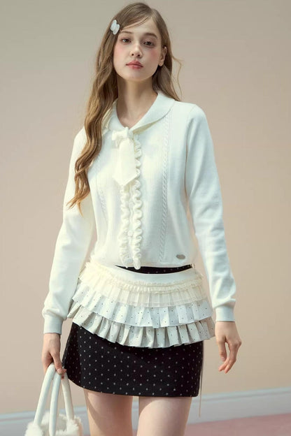 Lace Knit Sweater