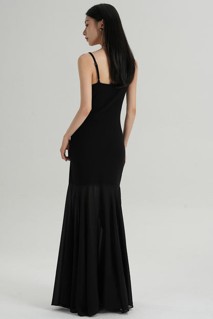 Summer Fishtail Halter Dress