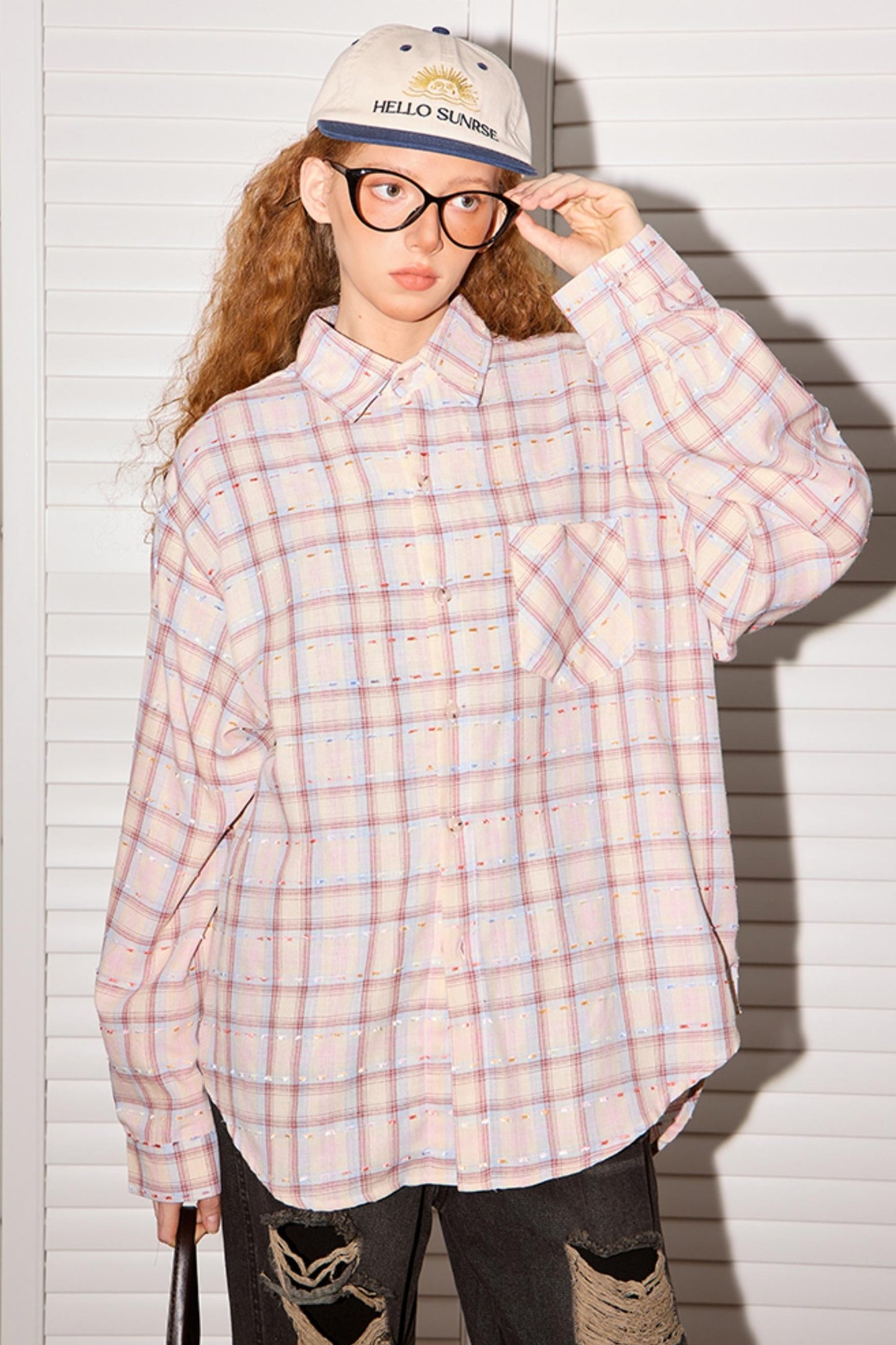 Retro Loose Check Shirt