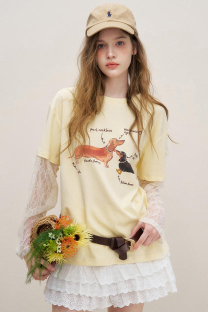 Floral Lace Cake Skirt