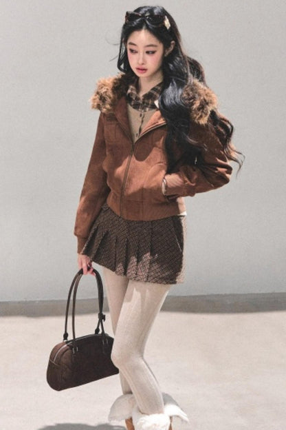 Floating Twilight Lamb Wool Coat