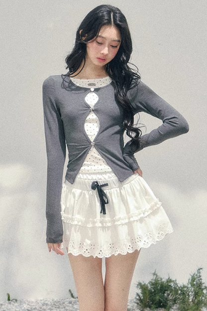 Dusk's Gap Polka Dot Blouse