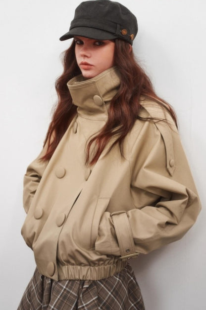 Winter Lyocell Cotton Trench Coat