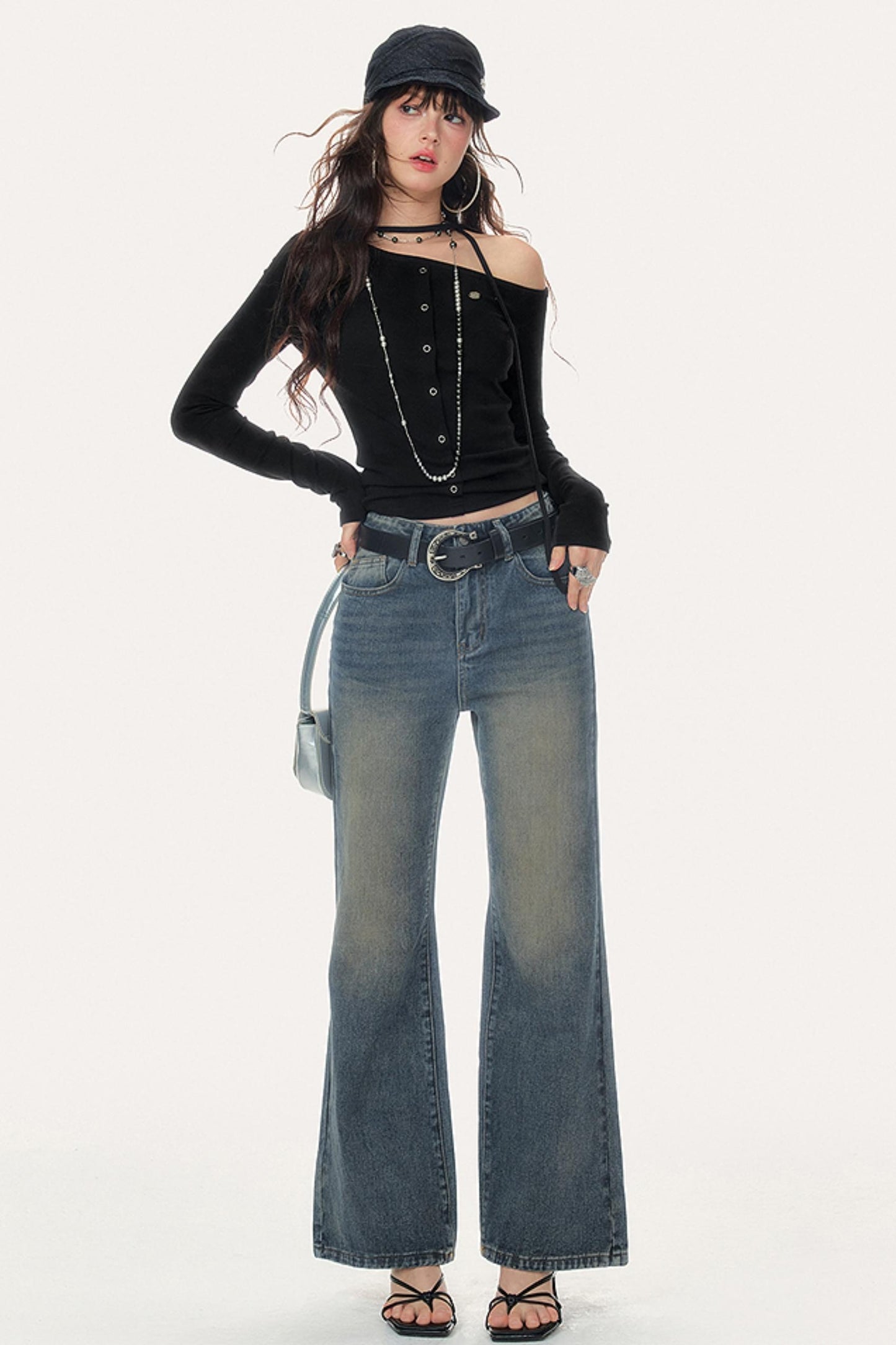 Soft Shoulder Knitted Sweater