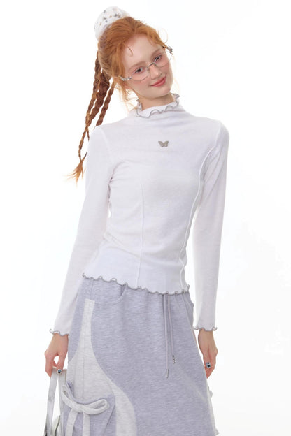 American Slim High Neck Top