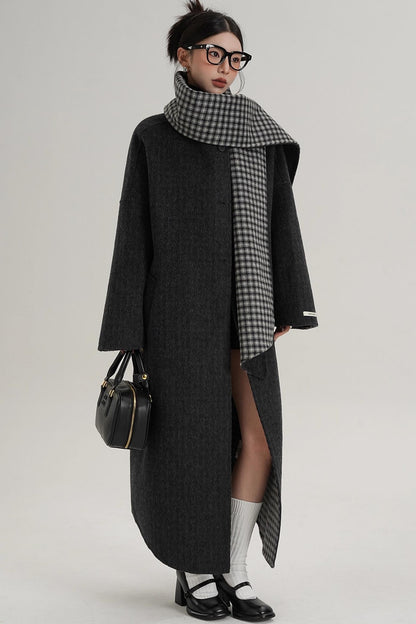 Classic Wool Tweed Coat