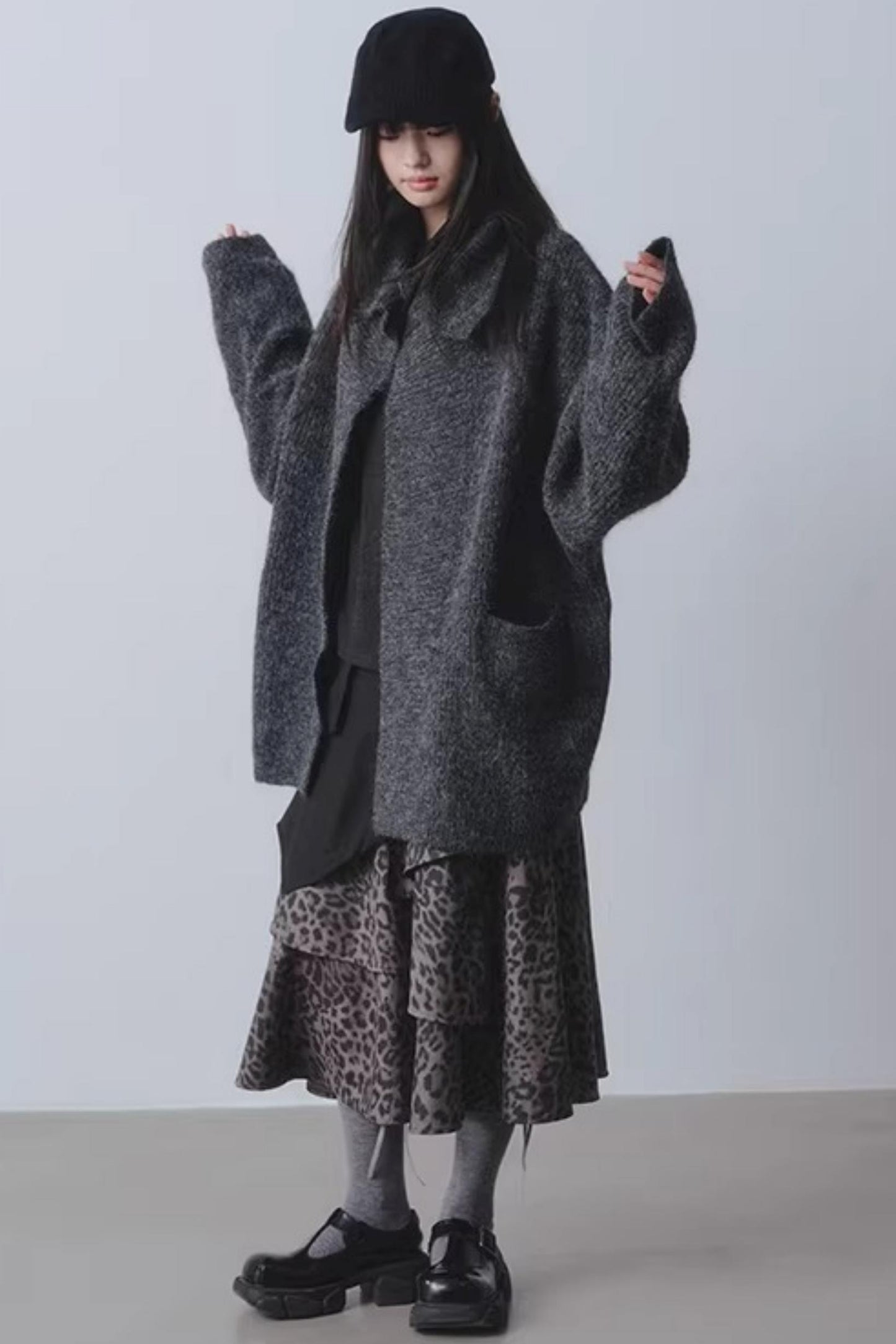 Winter Twilight Wool Cardigan