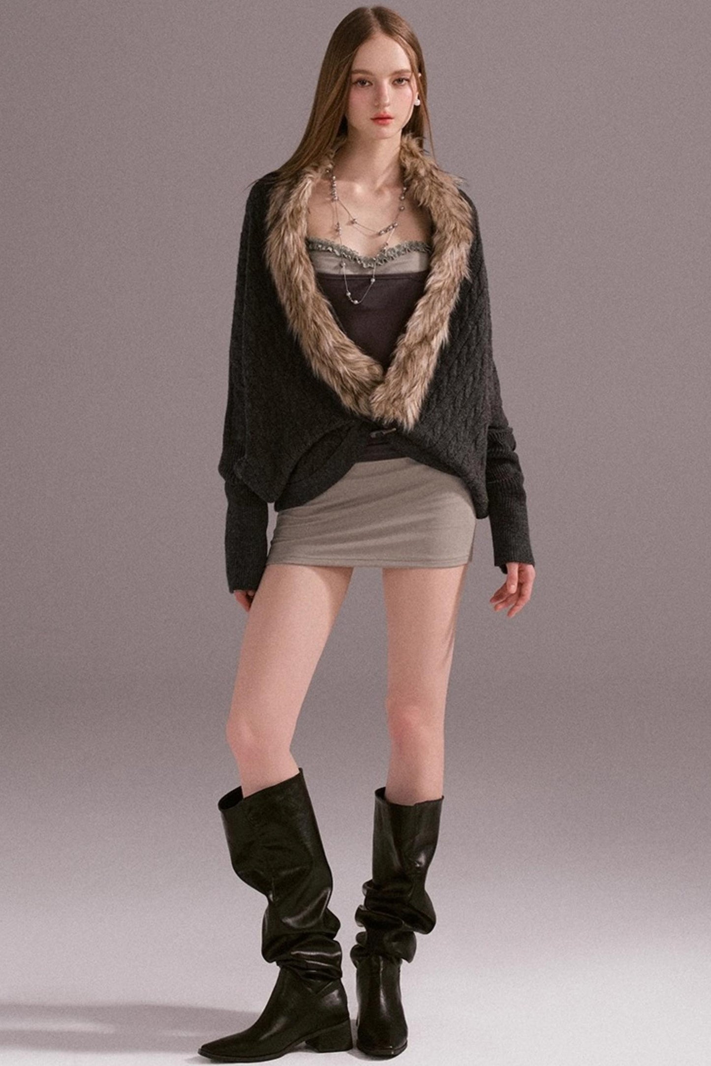 Hot Girl Knit Top Jacket