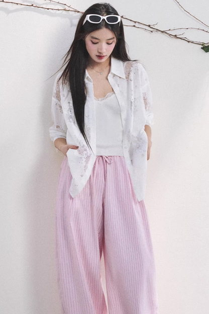 Dream Flower Striped Camisole