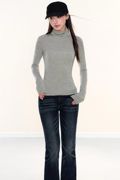 High-Neck Slimming Top