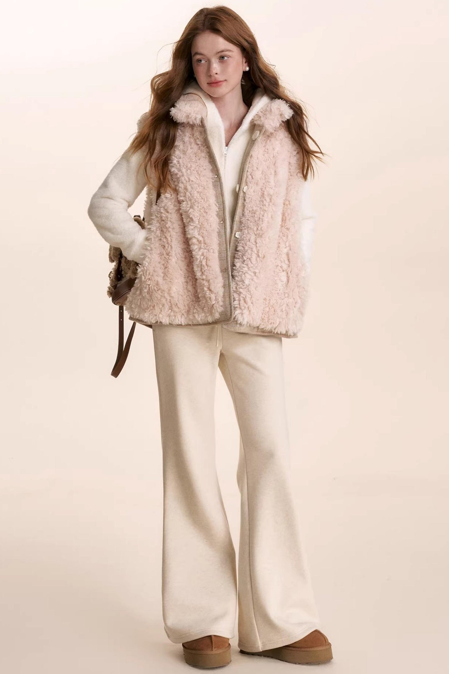 Cashmere Blend Flared Sweatpants