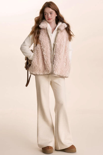 Cashmere Blend Flared Sweatpants