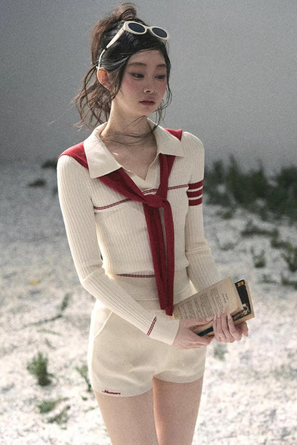 Delhi College Knit Top Set