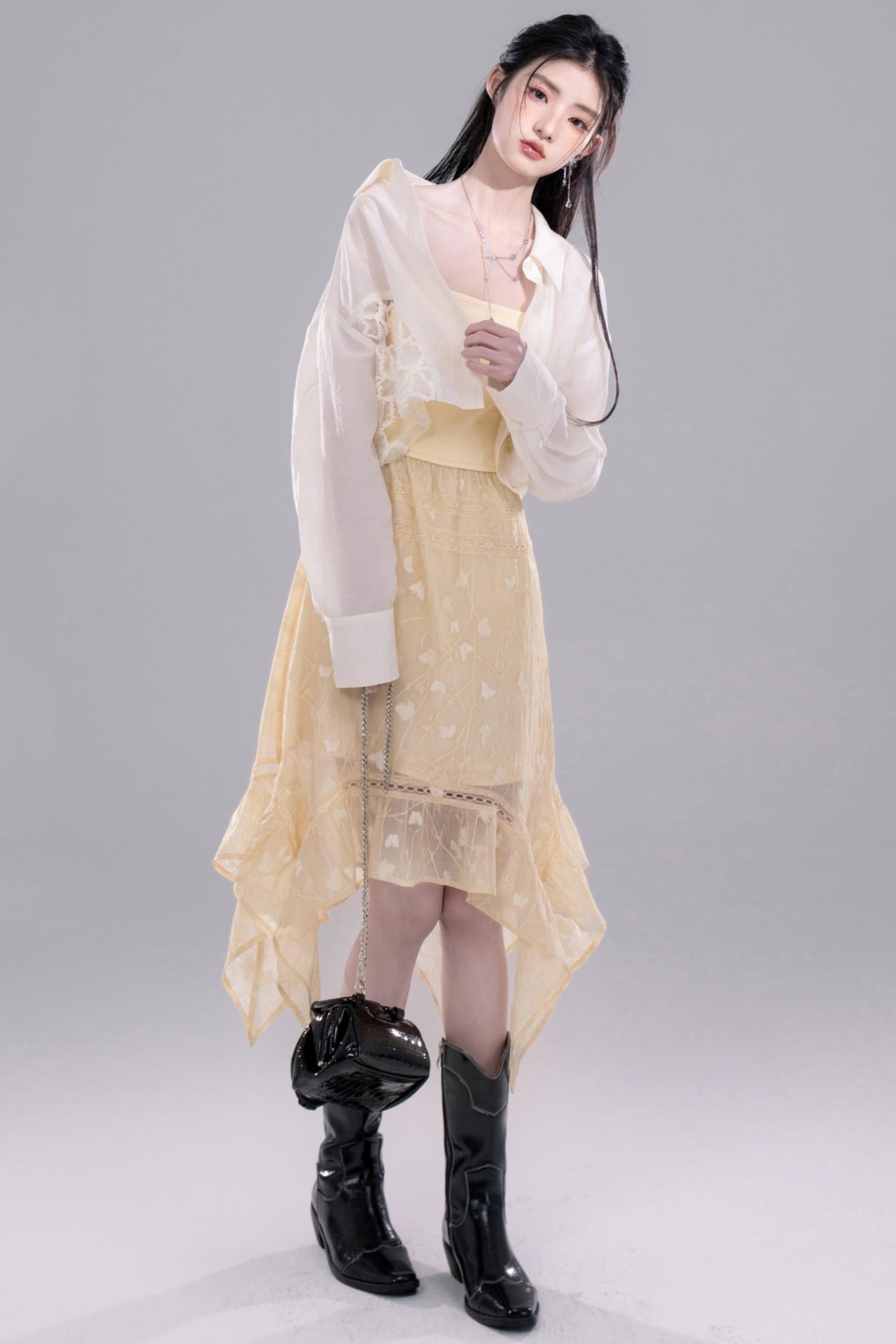 Lux Floral Knit Dress