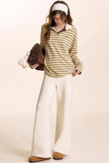 Retro Color-Blocked Polo T-Shirt