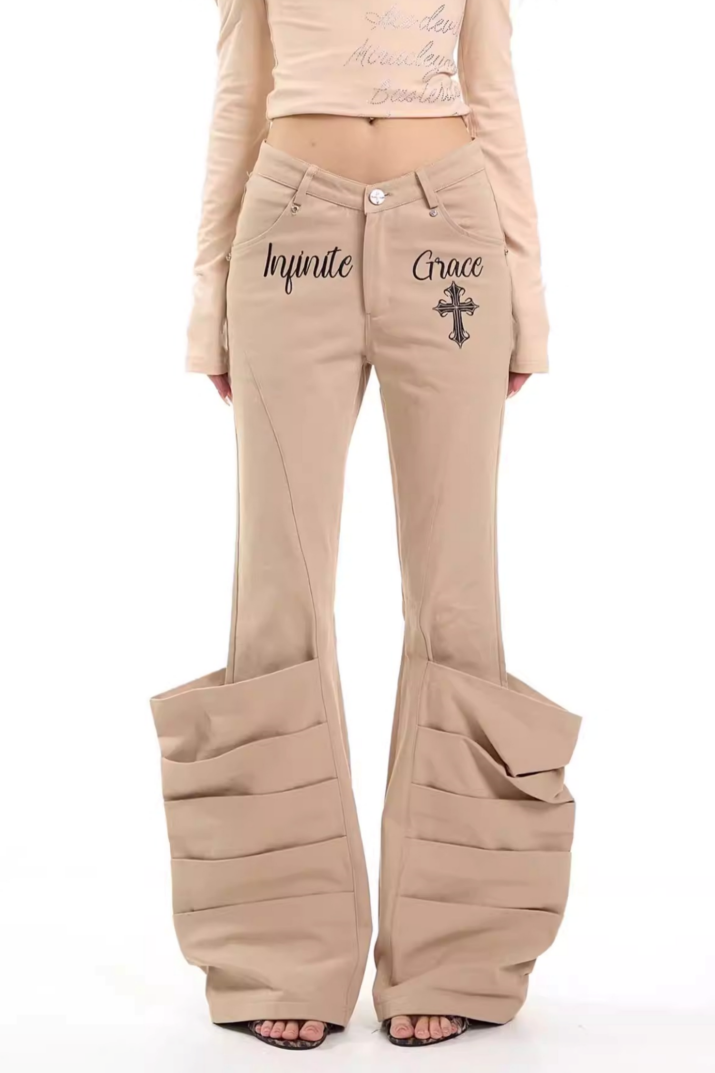 Pantalon évasé American Vintage