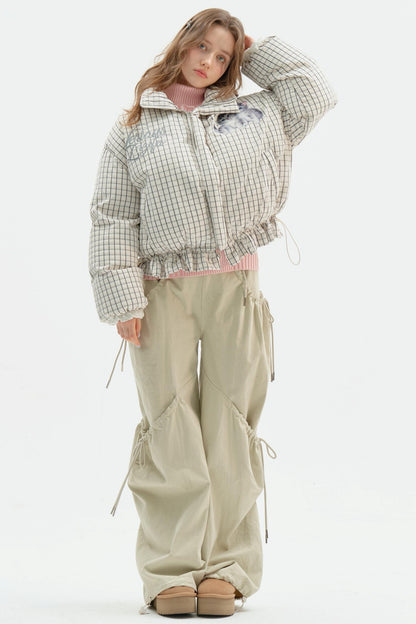 Slim Fit High-Waisted Cargo Pants