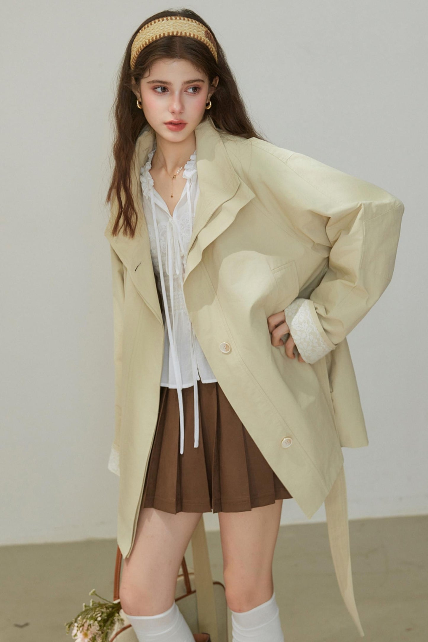 Autumn Silhouette Trench Coat