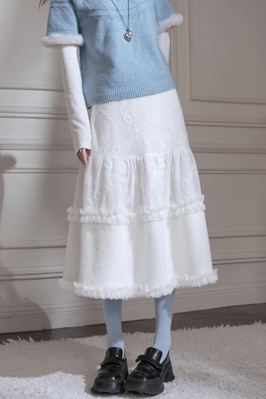 First Snow Lace Skirt