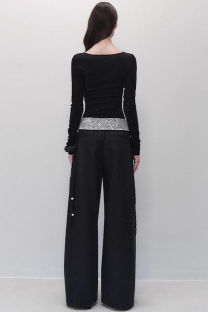 Shadow Rhyme Knit Top