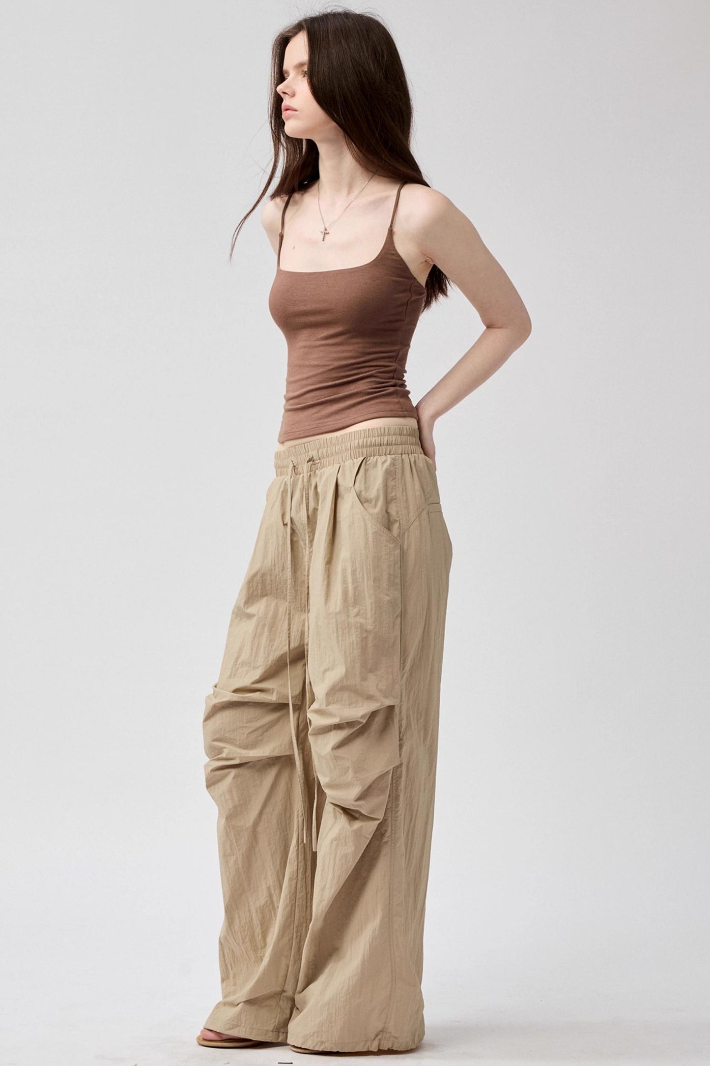 Shaped Drape Bustier Top