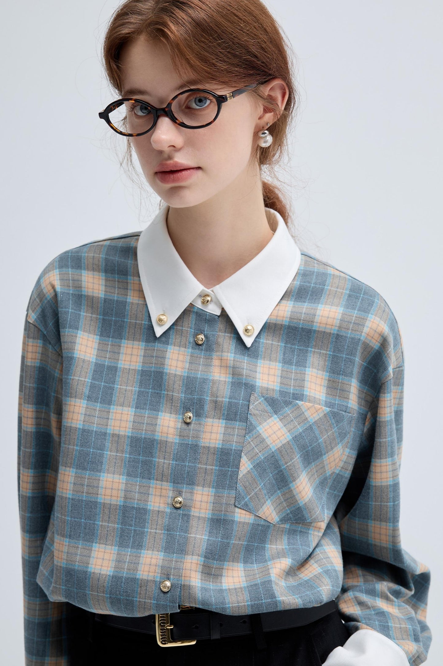 Vintage British Plaid Shirt