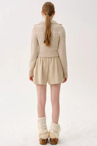 Heavy Wool Blend Slouch Socks