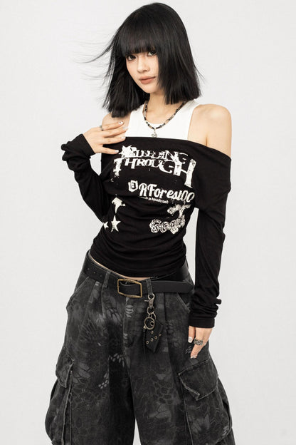 Slim Spice Girl Long Sleeve Top