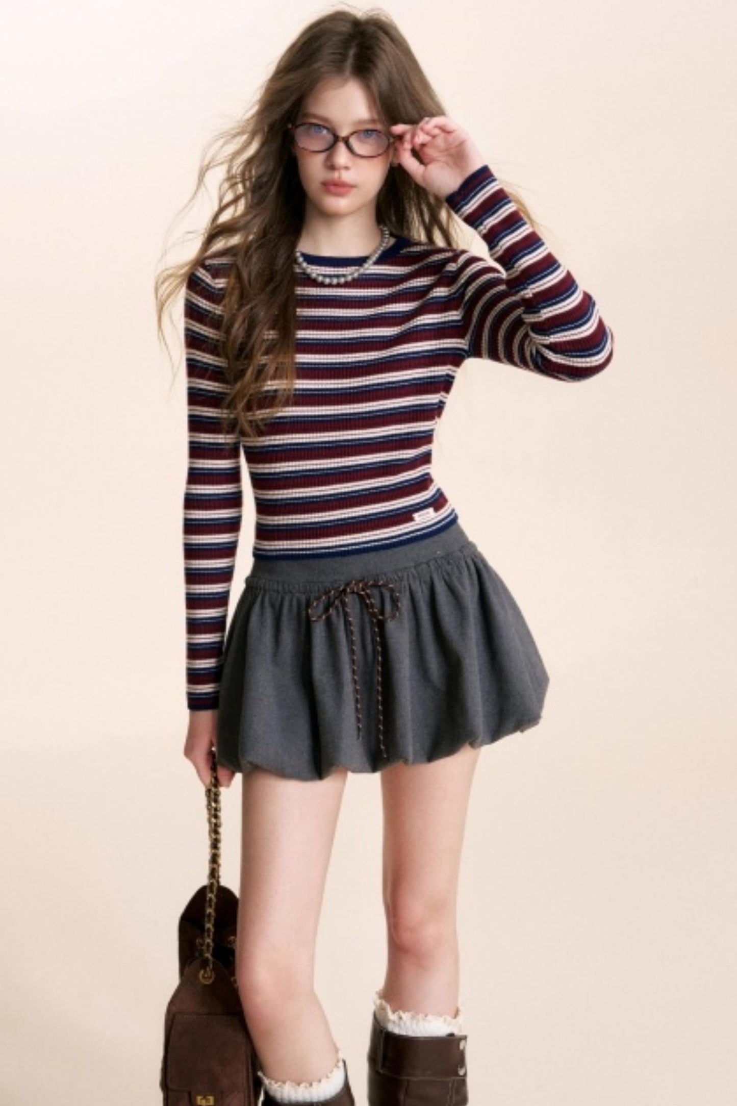 Geek Chic Striped Wool Sweater