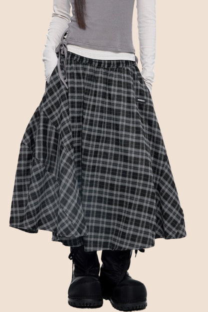 Retro Vintage Midi Skirt