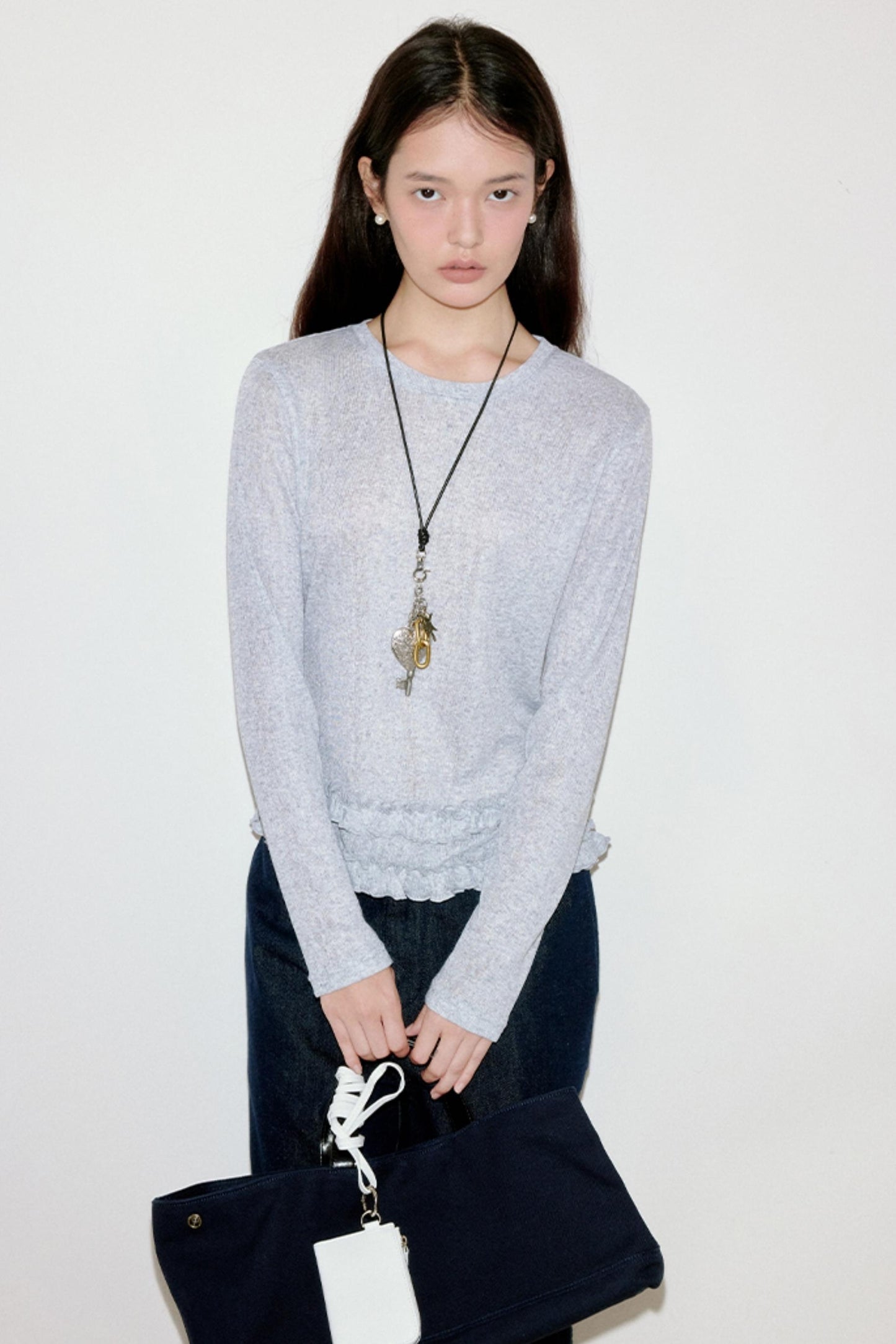 Wood Ear Mixed Gray T-shirt