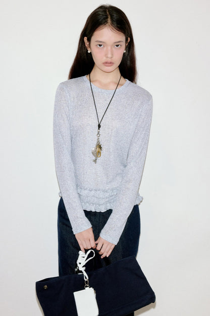 Wood Ear Mixed Gray T-shirt