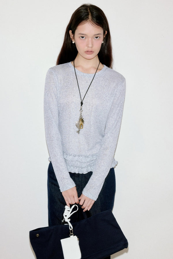 Wood Ear Mixed Gray T-shirt