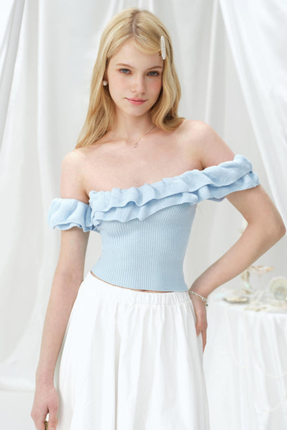 One-Shoulder Knit Top