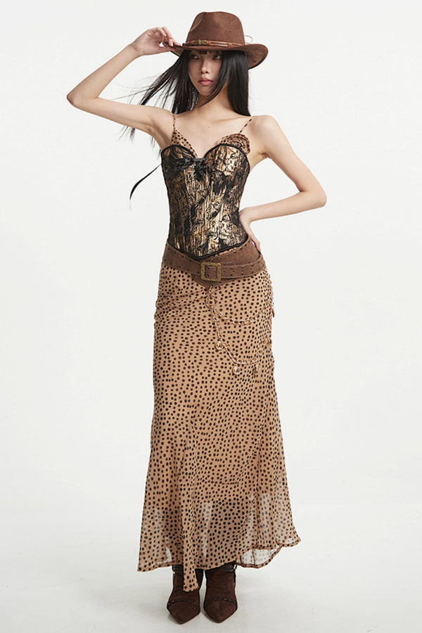 Leopard Slip Dress