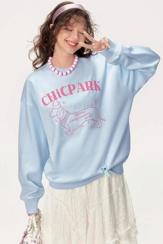 Casual Loose Sweet Pullover Top