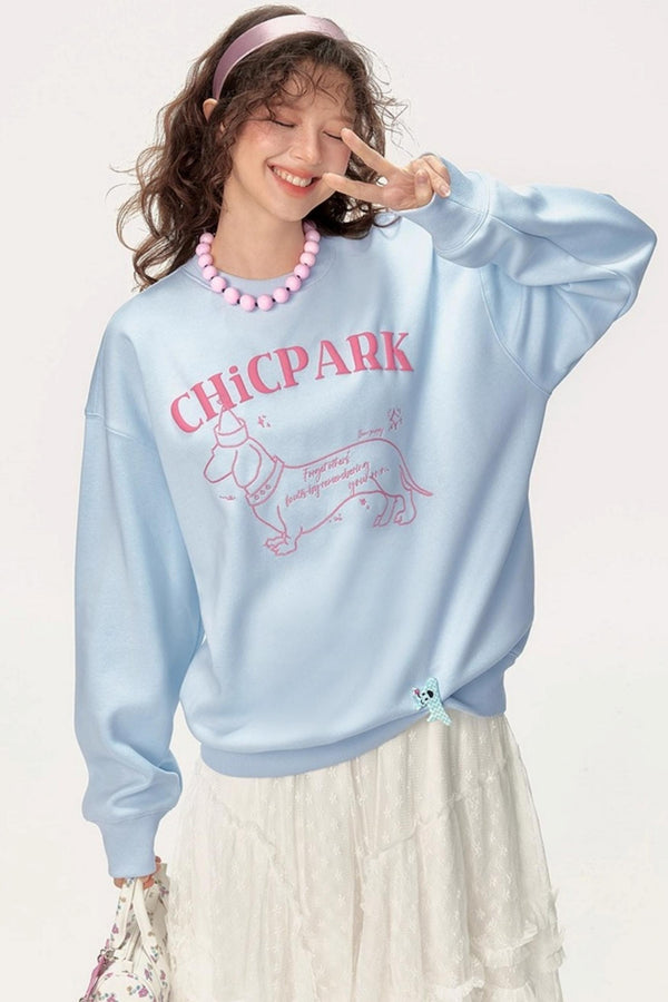 Casual Loose Sweet Pullover Top