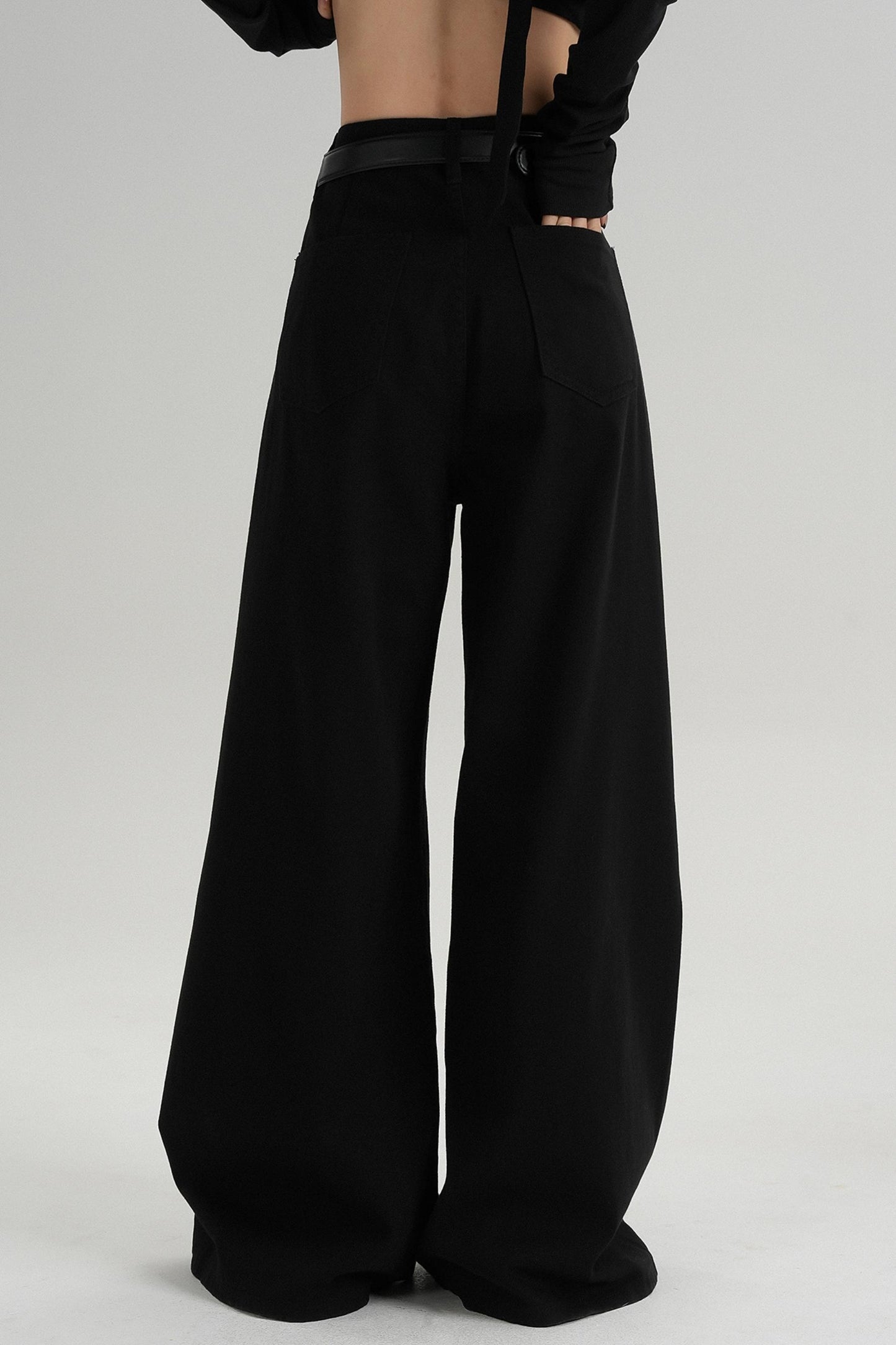 Floor-length Wide-leg Pants