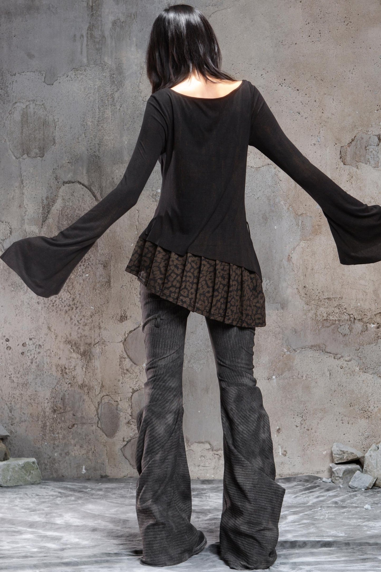 Vintage Patchwork Knitted Top