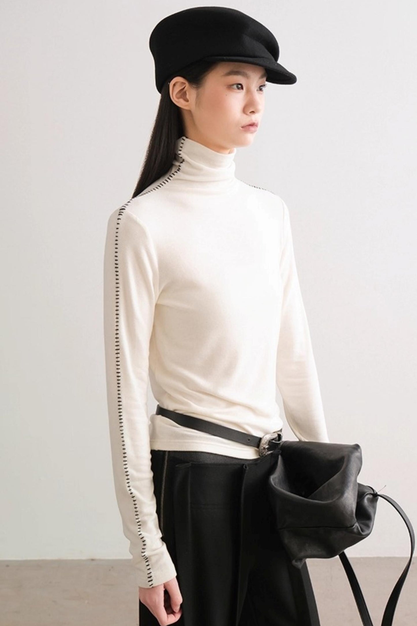 Soft Wool Newsboy Hat