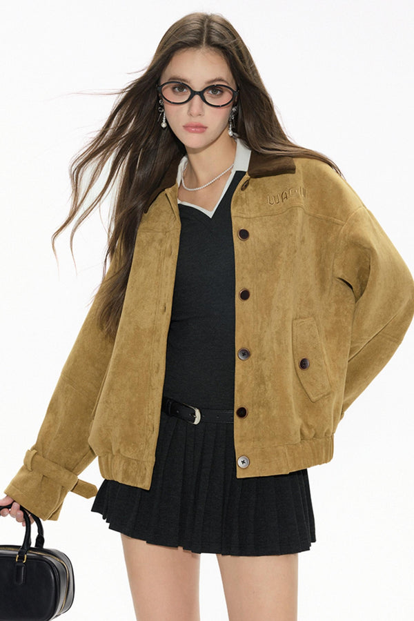 Retro Suede Work Jacket