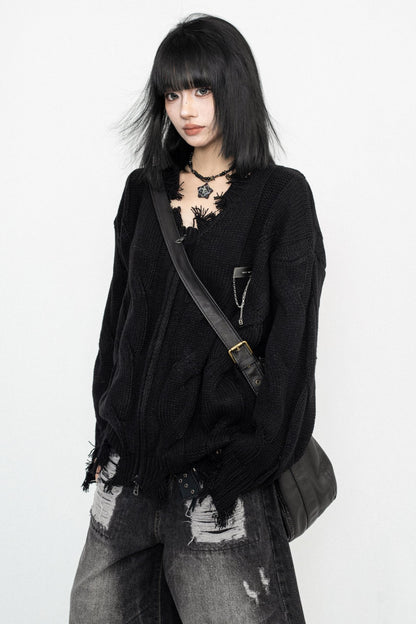 Elegant Retro Knit Top