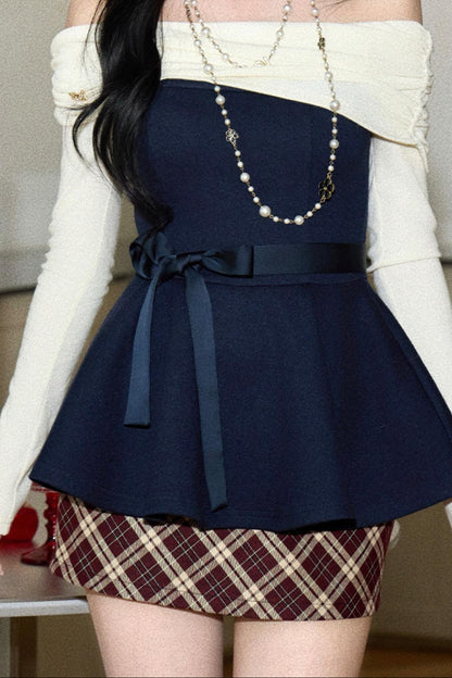 Versatile Gray A-Line Skirt